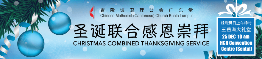 christmas blue banner